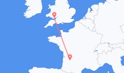 Flyrejser fra Bergerac, Frankrig til Cardiff, Wales
