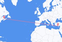 Flights from Moncton, Canada to Gazipaşa, Turkey