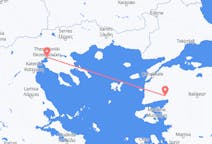 Flyrejser fra Edremit til Thessaloniki