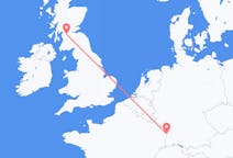 Flyg från Strasbourg, Frankrike till Glasgow, Skottland