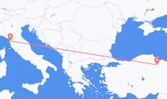 Fly fra Amasya til Pisa