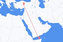 Flyreiser fra Bosaso, Somalia til Kayseri, Tyrkia
