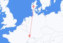 Flights from Basel in Switzerland to Billund in Denmark