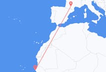Flyreiser fra Dakar, Senegal til Toulouse, Frankrike