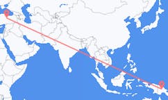 出发地 巴布亚新几内亚瓦佩纳曼达县目的地 土耳其錫瓦斯的航班
