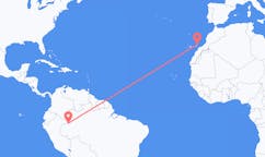 Flyg från Leticia, Amazonas, Colombia till Lanzarote, Spanien