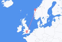 Рейсы из Сандане, Норвегия в Саутгемптон, Англия