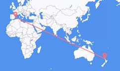 Flyreiser fra Kerikeri, New Zealand til Ibiza, Spania