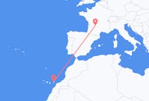 Flyreiser fra Brive-la-gaillarde, Frankrike til Ajuy, Spania