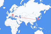 Flyreiser fra Yakushima, Kagoshima, Japan til Sarajevo, Bosnia-Hercegovina