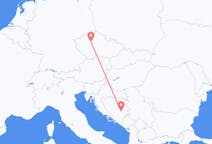 Flyrejser fra Sarajevo, Bosnien-Hercegovina til Prag, Tjekkiet