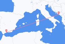 Flug frá Dubrovnik, Króatíu til Malaga, Spáni