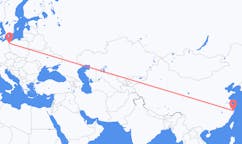 Flyrejser fra Ningbo, Kina til Stettin, Polen