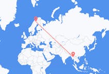 Flights from Heho, Myanmar (Burma) to Kiruna, Sweden