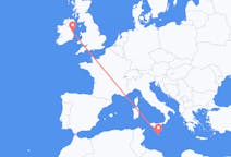 Flyg från Valletta, Malta till Dublin, Irland