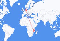Flyreiser fra Quelimane, Mosambik til Frankfurt, Tyskland