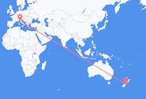 Lennot Christchurchista Pisaan