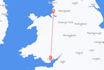 Flights from Cardiff, Wales to Liverpool, England