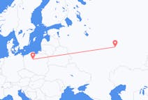 Flyg från Kazan, Ryssland till Bydgoszcz, Polen