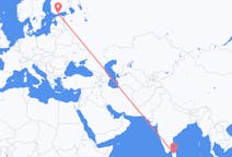 Flyreiser fra Sigiriya, til Helsingfors