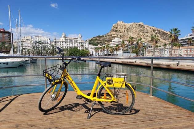 Fahrradtour durch die Stadt und den Strand von Alicante