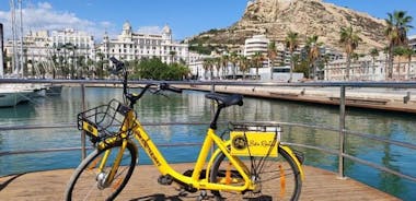 Fahrradtour durch die Stadt und den Strand von Alicante