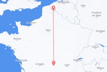 Flyg från Lille, Frankrike till Clermont-Ferrand, Frankrike