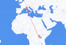 Flyg från Kigali, Rwanda till Figari, Frankrike