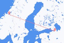 Flyg från Sankt Petersburg, Ryssland till Trondheim, Norge