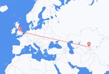 Flyrejser fra Shymkent, Kasakhstan til Nottingham, England