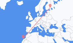 Flights from Savonlinna, Finland to Fuerteventura, Spain