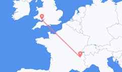 Flyrejser fra Cardiff, Wales til Chambery, Frankrig