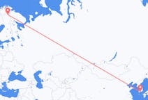 Flights from Yeosu, South Korea to Ivalo, Finland