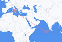 Flights from Kudahuvadhoo, Maldives to Palermo, Italy