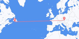 Flights from St. Pierre & Miquelon to Austria