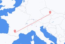 Flyg från Toulouse till Brno