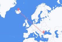 Flyrejser fra Akureyri, Island til Burgas, Bulgarien