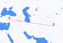 Flüge von Srinagar, Indien nach Kayseri, die Türkei