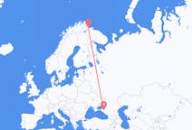 Vols depuis la ville de Krasnodar vers la ville de Kirkenes