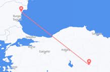 Vluchten van Kayseri naar Varna