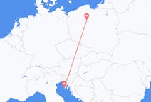 Vuelos de Pula, Croacia a Bydgoszcz, Polonia