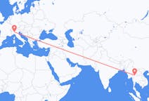 Flyrejser fra Lampang-provinsen, Thailand til Milano, Italien