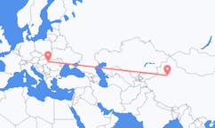 Flights from Korla, China to Oradea, Romania