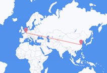 出发地 中国出发地 扬州市目的地 比利时布鲁塞尔的航班