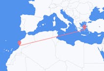 Flyreiser fra Agadir, Marokko til Mykonos, Hellas