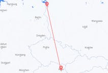 Vols de Szczecin, Pologne pour la Vienne, Autriche