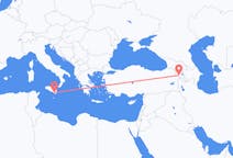 Flyg från Jerevan, Armenien till Comiso, Italien