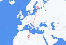 Flyg från Djanet, Algeriet till Tallinn, Estland
