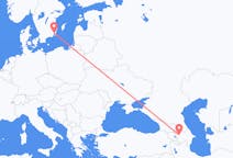 Flyrejser fra Gandja, Aserbajdsjan til Kalmar, Sverige