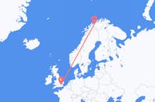 Flights from Sørkjosen to London